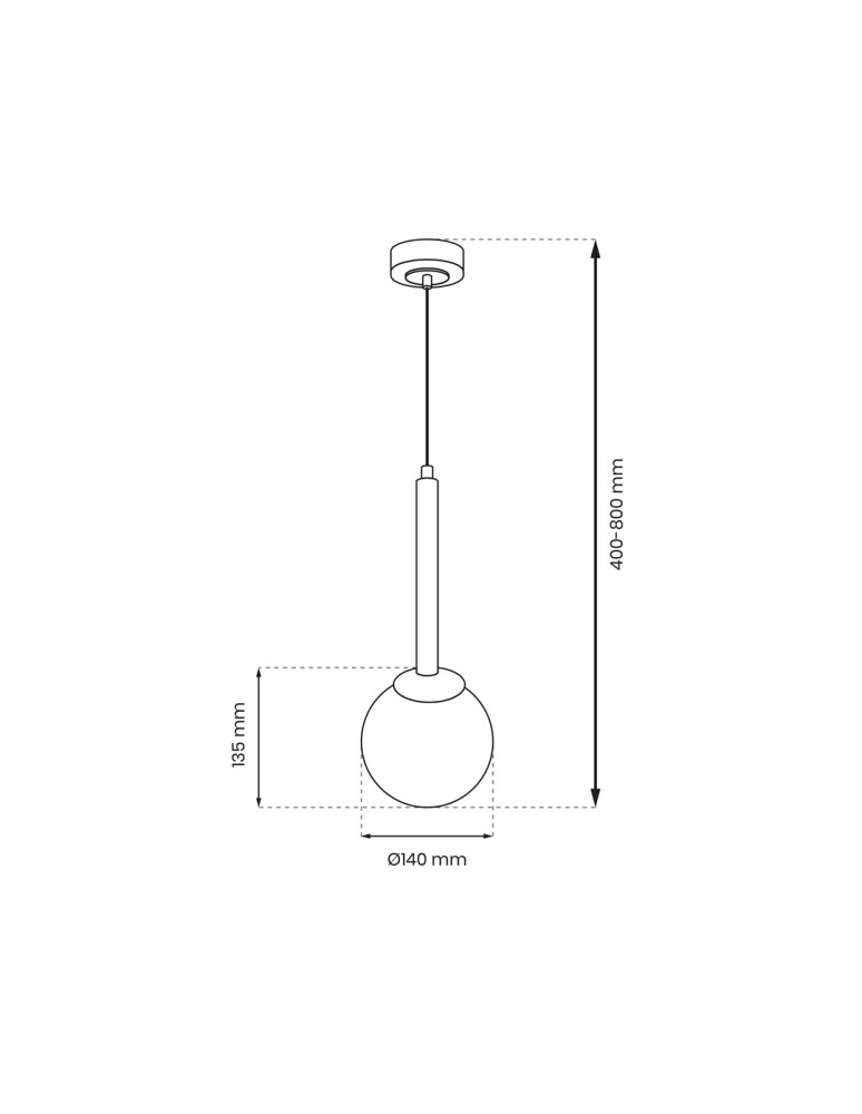 Milagro Lampa wisząca PARMA 1xE14 MLP4820