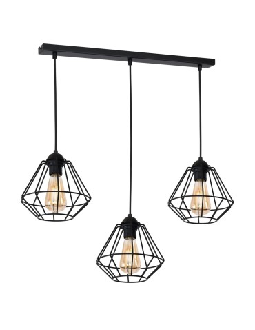 Milagro Lampa wisząca COLIN BLACK 3xE27 MLP4790