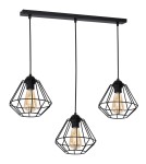 Lampy wiszące - Milagro Lampa wisząca COLIN BLACK 3xE27 MLP4790 - product 2