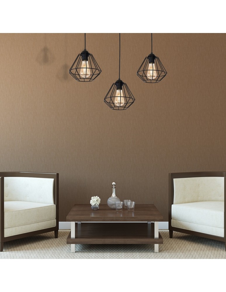 Milagro Lampa wisząca COLIN BLACK 3xE27 MLP4790