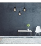 Lampy wiszące - Milagro Lampa wisząca COLIN BLACK 3xE27 MLP4790 - product 7
