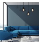 Lampy wiszące - Milagro Lampa wisząca COLIN BLACK 3xE27 MLP4790 - product 8