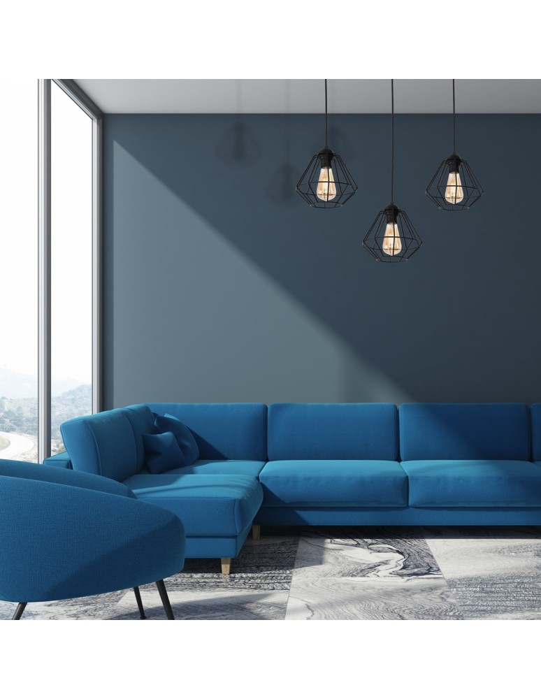 Milagro Lampa wisząca COLIN BLACK 3xE27 MLP4790