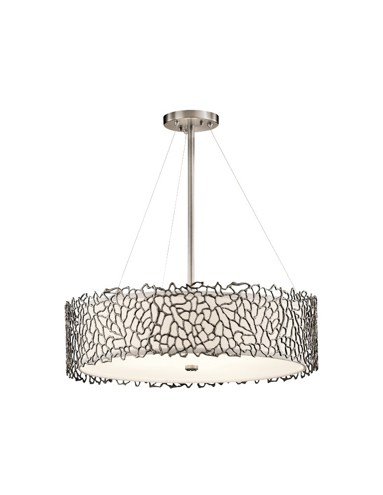 Lampy wiszące - Kichler CORAL 4x100W E27 Srebrny KL/SILCORAL/P/B Wisząca - produkt kolory-swiatla.pl 1