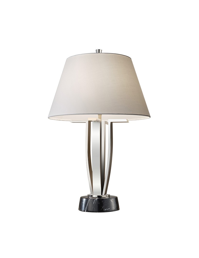 Lampy stołowe z abażurem - Feiss SHORE 1x60W E27 FE/SrebrnySHORETL Stołowa - produkt kolory-swiatla.pl 1