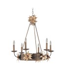 Żyrandole rustykalne - Elstead Lighting Flambeau Wisząca SIMONE 6x60W E14 FB/SIMONE6 - product 1