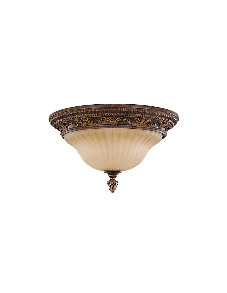 Lampy sufitowe retro - Feiss SONOMA VALLEY 2x60W E27 FE/SONOMAVAL/F Plafon - produkt kolory-swiatla.pl 1