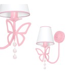 Milagro Kinkiet CHARLOTTE PINK 1xE14 MLP4215 Milagro Kinkiet CHARLOTTE PINK 1xE14 MLP4215
