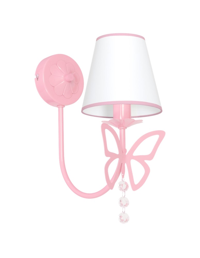 Milagro Kinkiet CHARLOTTE PINK 1xE14 MLP4215 Milagro Kinkiet CHARLOTTE PINK 1xE14 MLP4215