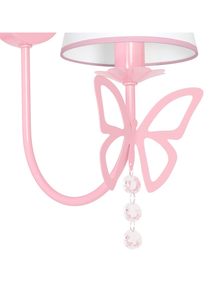 Milagro Kinkiet CHARLOTTE PINK 1xE14 MLP4215 Milagro Kinkiet CHARLOTTE PINK 1xE14 MLP4215