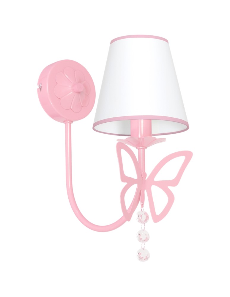 Milagro Kinkiet CHARLOTTE PINK 1xE14 MLP4215 Milagro Kinkiet CHARLOTTE PINK 1xE14 MLP4215