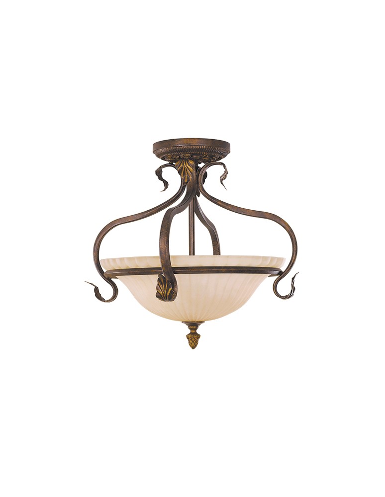 Lampy sufitowe retro - Feiss SONOMA VALLEY 3x60W E27 FE/SONOMAVAL/SF - produkt kolory-swiatla.pl 1