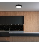 Plafony LED - Milagro Plafon OHIO BLACK 24W LED Ø450mm ML3832 - product 3
