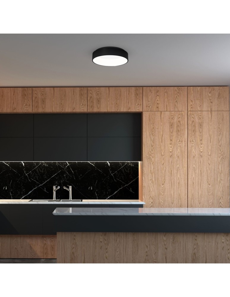 Milagro Plafon OHIO BLACK 24W LED Ø450mm ML3832