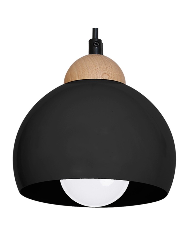 Milagro Lampa wisząca DAMA BLACK 1xE27 MLP6540 Milagro Lampa wisząca DAMA BLACK 1xE27 MLP6540