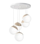 Milagro Lampa wisząca SFERA WOOD 5xE14 MLP5426 Milagro Lampa wisząca SFERA WOOD 5xE14 MLP5426