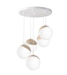 Milagro Lampa wisząca SFERA WOOD 5xE14 MLP5426 Milagro Lampa wisząca SFERA WOOD 5xE14 MLP5426