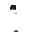 Milagro Lampa stojąca VICTORIA BLACK 1xE27 MLP4915