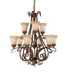 Żyrandole - Feiss SONOMA VALLEY 9x60W E27 FE/SONOMAVAL9 Wisząca - product 1
