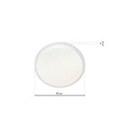 Milagro Plafon CRUZ 40W LED Ø400mm Ściemnialny+ Pilot ML4219 Milagro Plafon CRUZ 40W LED Ø400mm Ściemnialny+ Pilot ML4219