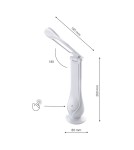 Lampki biurkowe - Milagro Lampka biurkowa LILLY WHITE 4W LED ML5677 - product 14