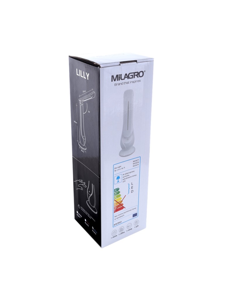 Milagro Lampka biurkowa LILLY WHITE 4W LED ML5677
