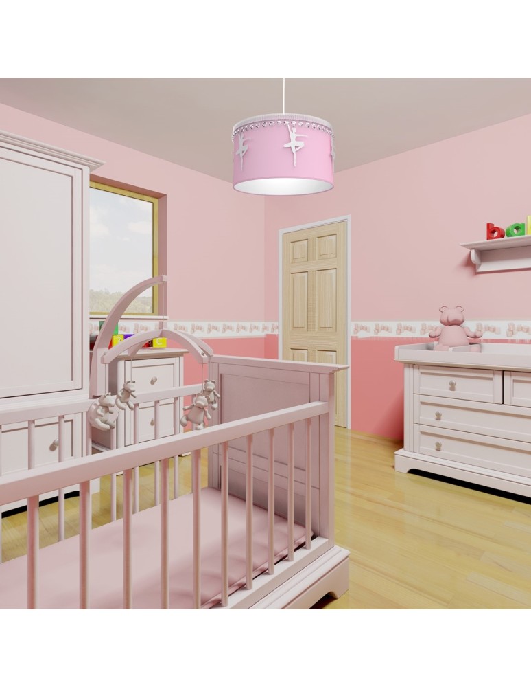 Milagro Lampa wisząca BALETNICA PINK 1XE27 MLP4974 Milagro Lampa wisząca BALETNICA PINK 1XE27 MLP4974