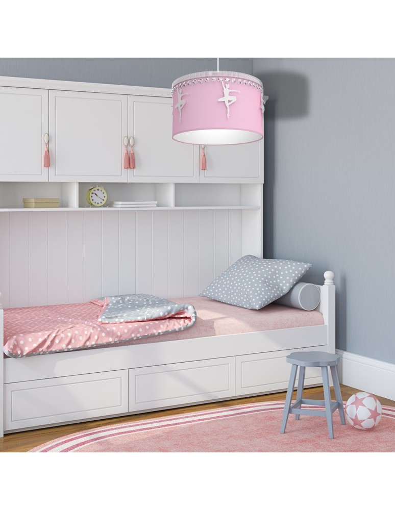 Milagro Lampa wisząca BALETNICA PINK 1XE27 MLP4974 Milagro Lampa wisząca BALETNICA PINK 1XE27 MLP4974