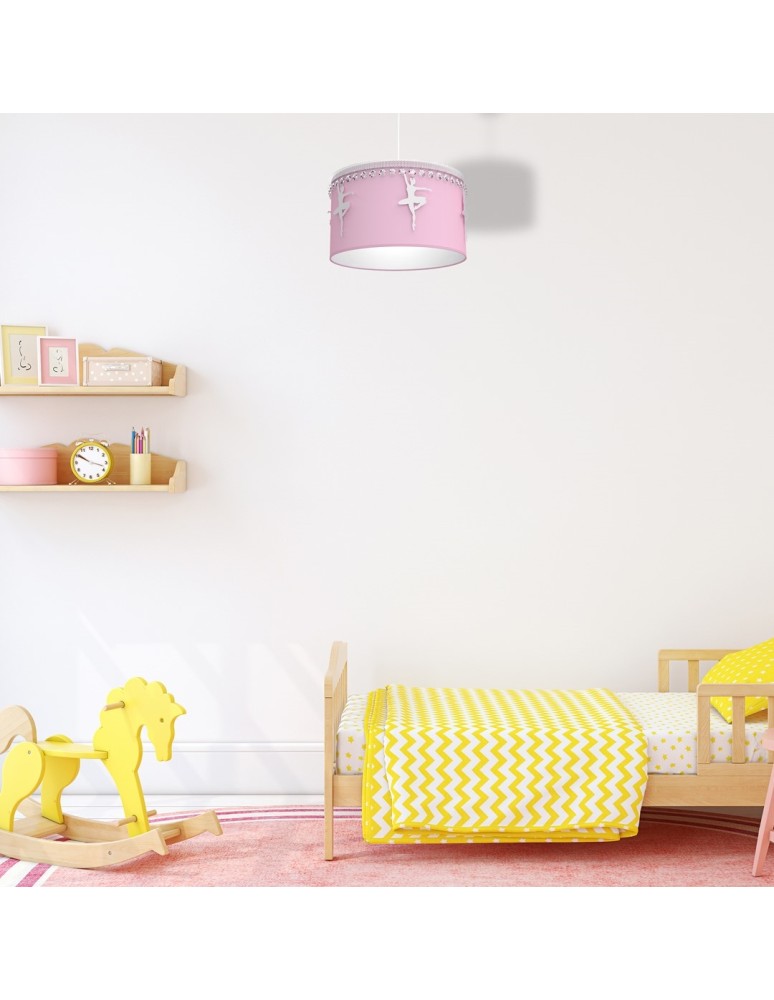 Milagro Lampa wisząca BALETNICA PINK 1XE27 MLP4974 Milagro Lampa wisząca BALETNICA PINK 1XE27 MLP4974