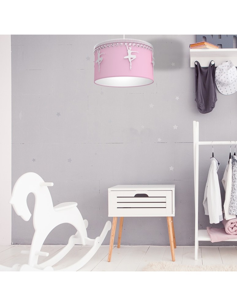 Milagro Lampa wisząca BALETNICA PINK 1XE27 MLP4974 Milagro Lampa wisząca BALETNICA PINK 1XE27 MLP4974