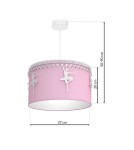 Milagro Lampa wisząca BALETNICA PINK 1XE27 MLP4974 Milagro Lampa wisząca BALETNICA PINK 1XE27 MLP4974