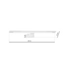 Milagro Kinkiet SHINE WHITE 60cm 12W LED ML5571 Milagro Kinkiet SHINE WHITE 60cm 12W LED ML5571