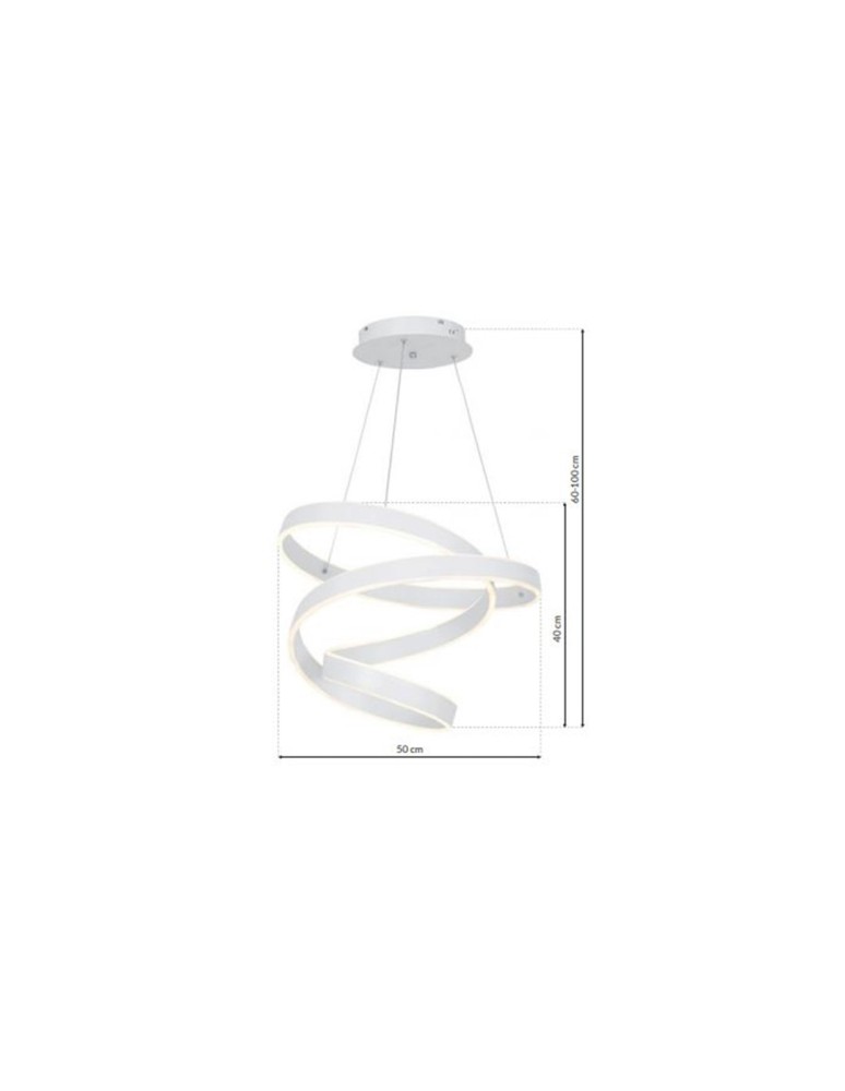 Milagro Lampa wisząca ANDROMEDA WHITE 100W LED ML5492 Milagro Lampa wisząca ANDROMEDA WHITE 100W LED ML5492