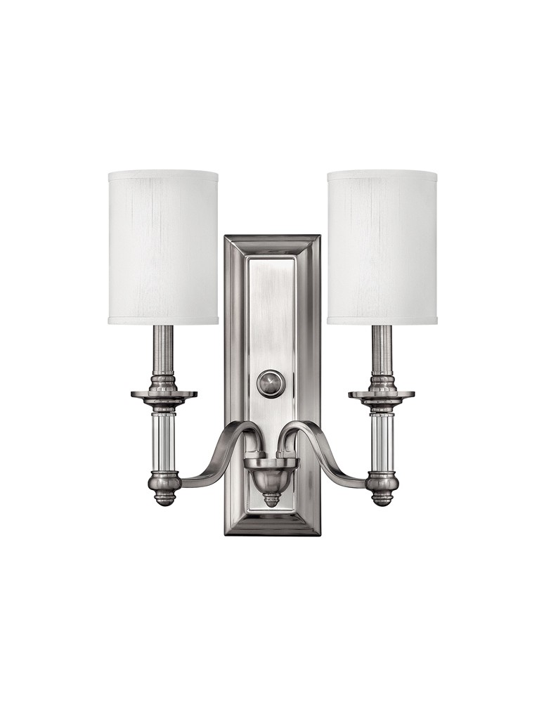 Kinkiety - Hinkley SUSSEX 2x60W E14 HK/SUSSEX2 Kinkiet - produkt kolory-swiatla.pl 1