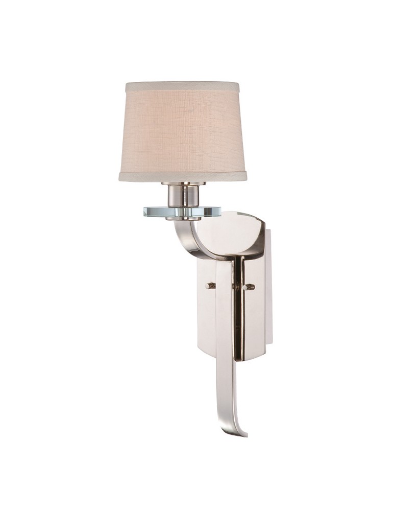 Kinkiety z abażurem - Quoizel SUTTON PLACE 1x75W E27 QZ/SUTTON PL1 Kinkiet - produkt kolory-swiatla.pl 1