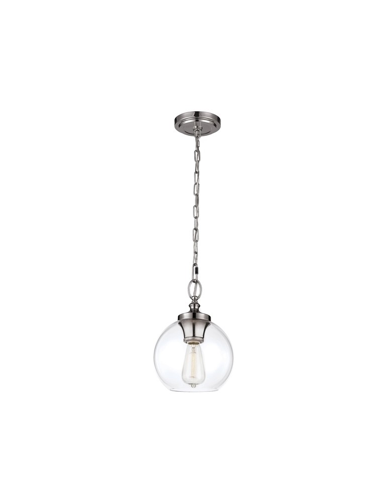 Lampy wiszące - Feiss TABBY 1x60W E27 FE/TABBY/P/S Wisząca - produkt kolory-swiatla.pl 1
