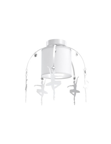 Milagro Lampa sufitowa BALETNICA WHITE 1xE27 MLP4967
