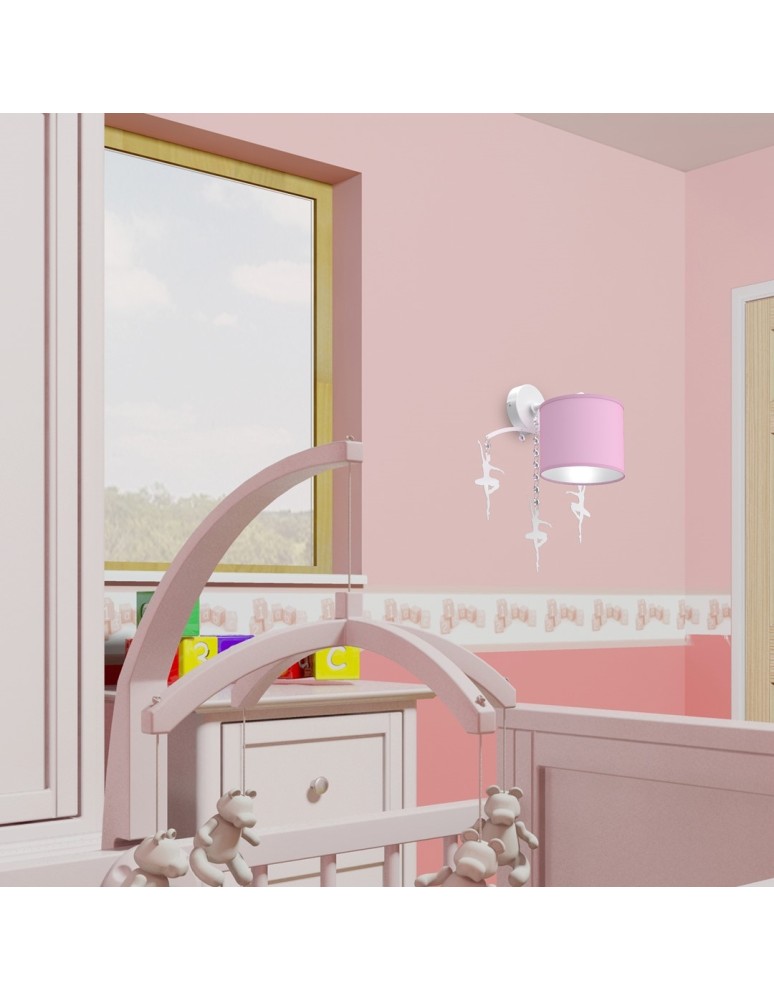 Milagro Kinkiet BALETNICA PINK 1xE27 MLP4971