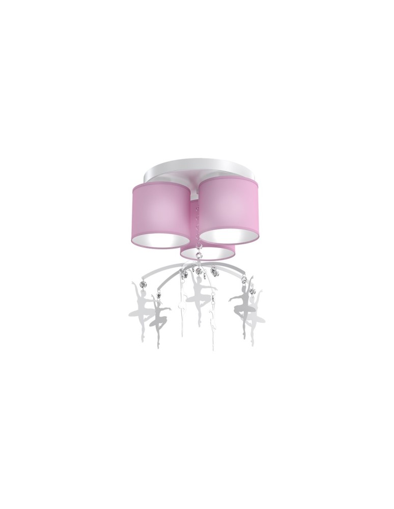 Milagro Lampa sufitowa BALETNICA PINK 3xE27 MLP4973