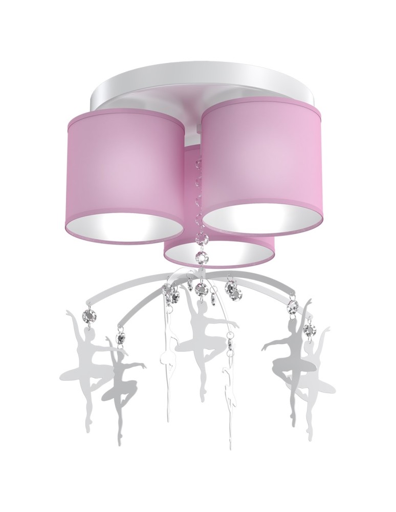 Milagro Lampa sufitowa BALETNICA PINK 3xE27 MLP4973