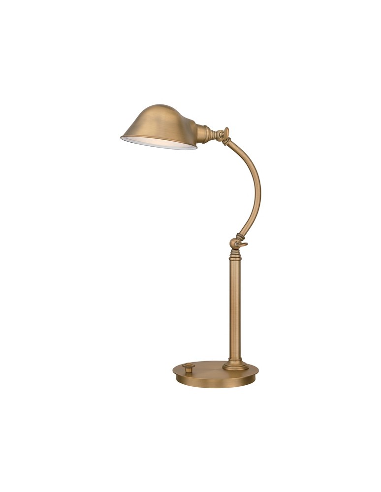 Lampy stołowe do czytania - Elstead Lighting Quoizel Stołowa THOMPSON 1x7W LED QZ/THOMPSON/TLAB - produkt kolory-swiatla.pl 1
