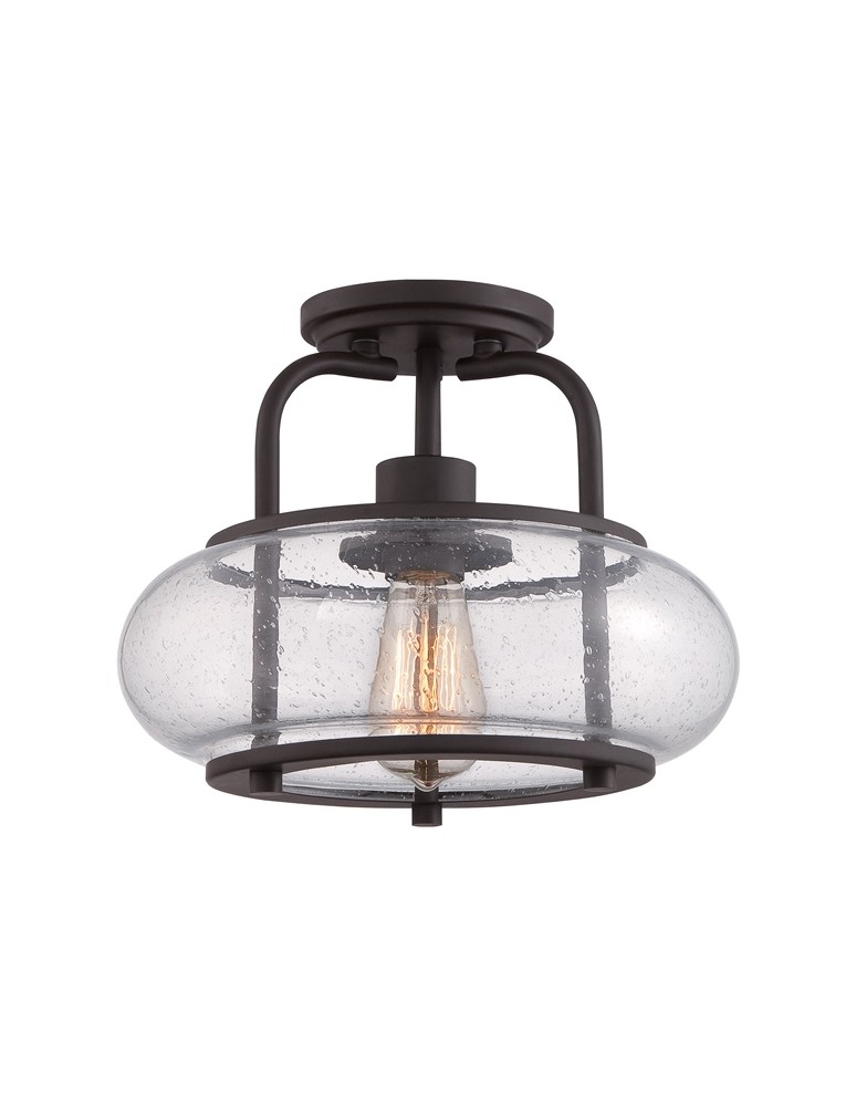 Lampy sufitowe - Quoizel TRILOGY 1x100W E27 QZ/TRILOGY/SF/S Sufitowa - produkt kolory-swiatla.pl 1