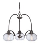 Żyrandole szklane kule - Quoizel TRILOGY 3x100W E27 QZ/TRILOGY3 Wisząca - product 1