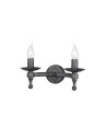 Elstead Lighting Interior Kinkiet WARWICK 2x60W E14 WR2 GRAPHITE