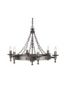 Elstead Lighting Interior Wisząca WARWICK 6x60W E14 WR6 GRAPHITE