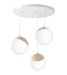Milagro Lampa wisząca SFERA WOOD 3xE14 MLP5425 Milagro Lampa wisząca SFERA WOOD 3xE14 MLP5425