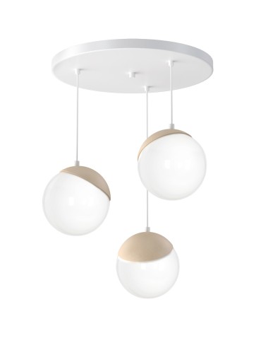 Milagro Lampa wisząca SFERA WOOD 3xE14 MLP5425 - produkt 2