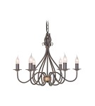 Żyrandole rustykalne - Elstead Lighting Interior Wisząca WINDEMERE 6x60W E14 WM6 - product 1