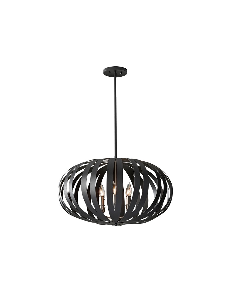Lampy wiszące - Elstead Lighting Feiss Wisząca WOODSTOCK 6x40W E14 FE/WOODSTOCK/P/L - produkt kolory-swiatla.pl 1