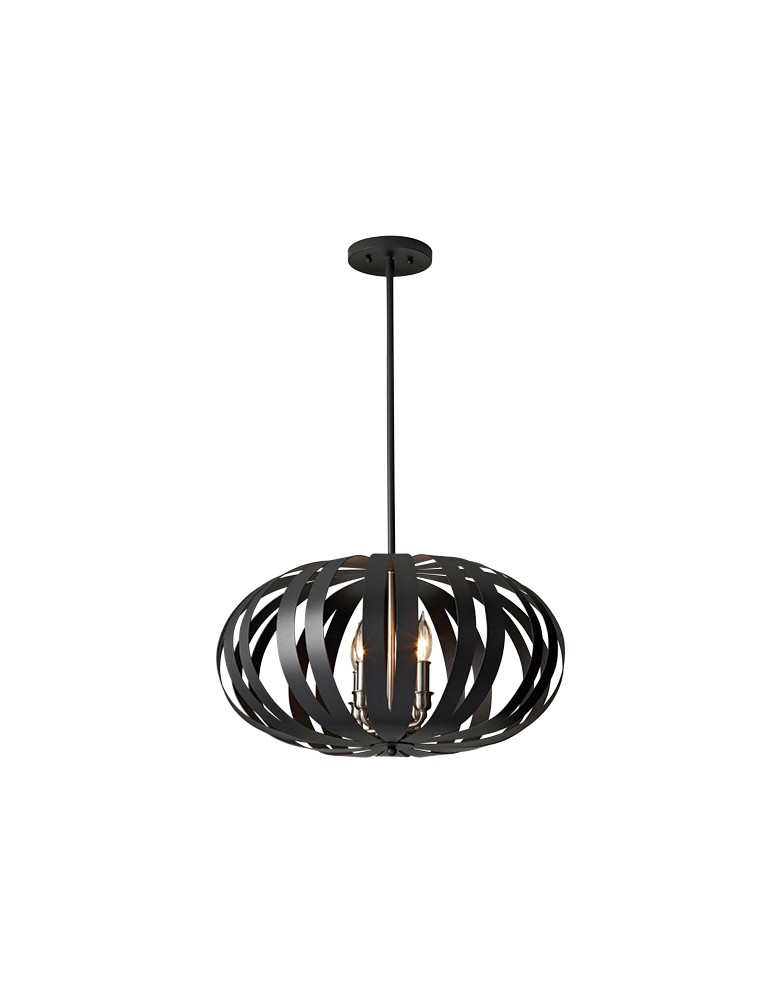 Lampy wiszące - Elstead Lighting Feiss Wisząca WOODSTOCK 6x40W E14 FE/WOODSTOCK/P/M - produkt kolory-swiatla.pl 1